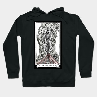 The Nine of Wands - The Tarot Restless Hoodie